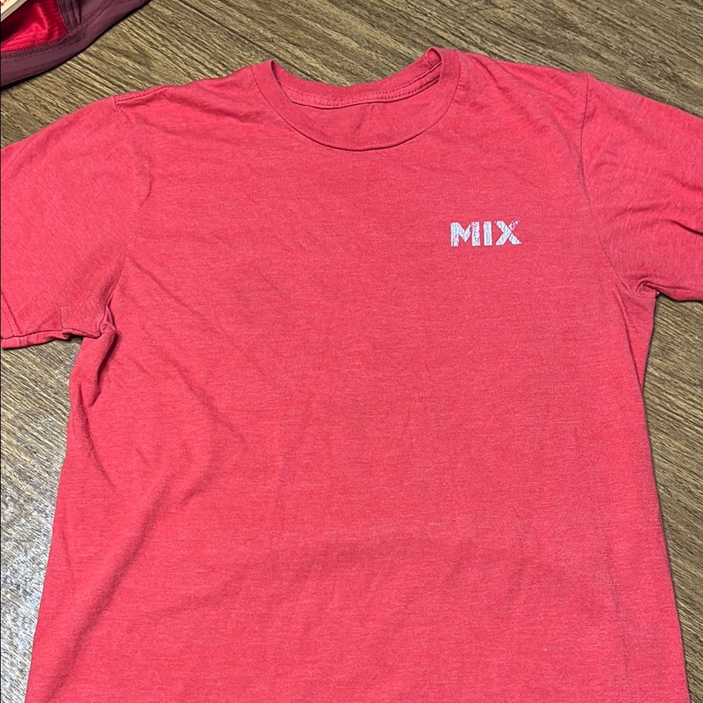 Mix Red Short Sleeve Men's Tee